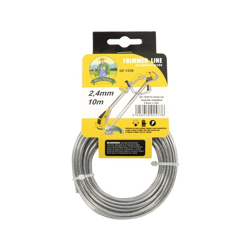[P006891] Fir trimer MTC insertie metal 2.7 mm, 10 m