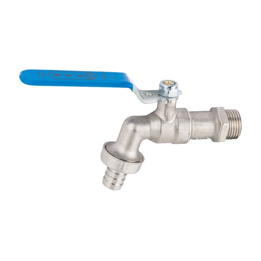 [P002930] Robinet dublu servici de grădină cu mâner, PN 25, fe 1/2″