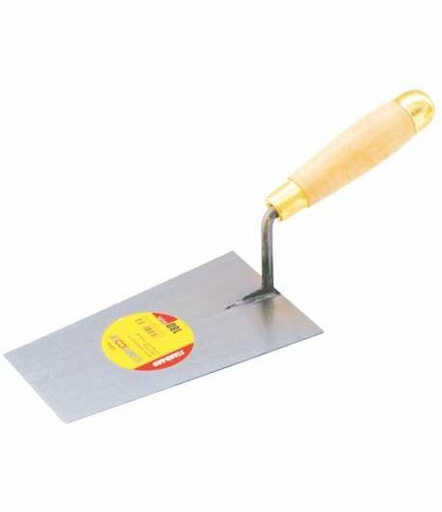 [P005576] Mistrie trapezoidală din oțel polișat, 160 mm