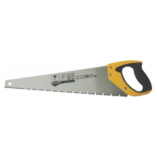 [P006796] Fierăstrău mâner PVC – cauciuc cu dinți căliți în 3 secțiuni, 500 mm