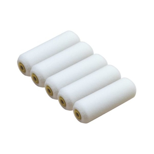[P006897] Set 5 role burete trafalet superfin dens, rolă 100 mm, Ø 35 mm, tijă 6 mm