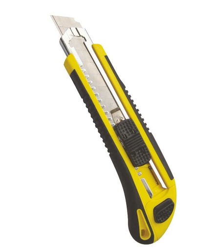 [P008020] Cutter cu protecție și 3 rezerve, lățime lamă 18 mm