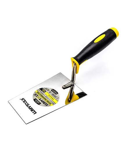 [P005573] Mistrie trapezoidală inox cu mâner cauciuc, 160 mm