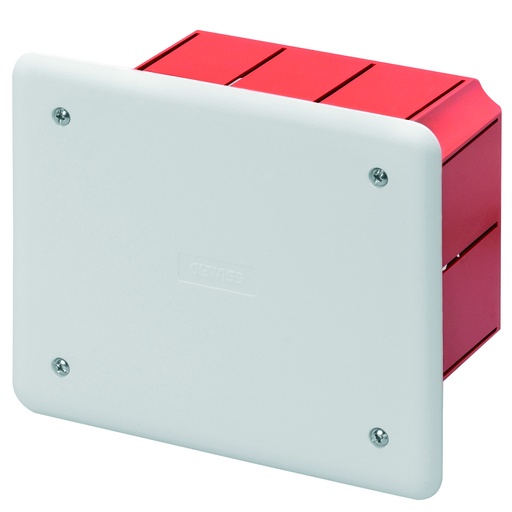 [P004754] Doză îngropată Gewiss pentru legături GW48003 capac alb, 118x96x70 mm
