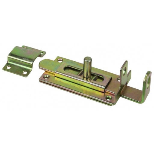 [P005795] Zăvor pentru poartă, închidere cu lacăt, 140 mm