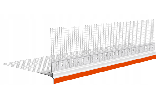 [P006210] Profil PVC cu plasă 145 gr si picurator, 100x100x2500 mm