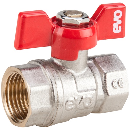 [P007766] Robinet trecere sfera - fluture D. 1/2" FI