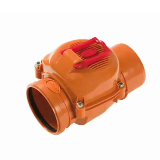 [P003551] Clapeta unic sens PVC mufa inel, Ø 110 mm