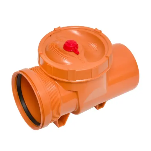 [P003898] Clapeta unic sens PVC mufa inel, Ø 160 mm