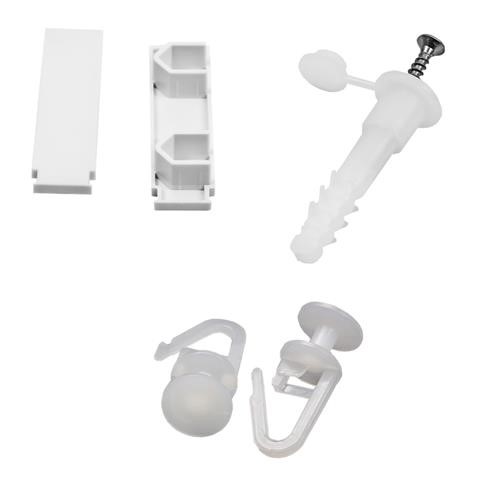 [P004388] Accesorii prindere perdea pentru șină plastic dublă la 4 ml