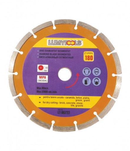 [P006919] Disc diamantat cu segmente – PROFI, Ø 230x22x2.5 mm
