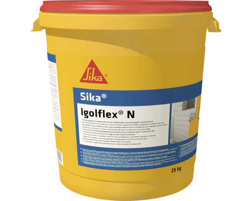 [P006704] Masă de șpaclu flexibilă Sika Igolflex N din bitum modificat cu polimeri, armat cu fibre 25 kg