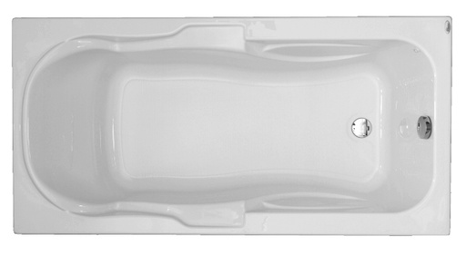 [P007422] Cadă de baie rectangulară din acril Marlene,140x70x40 cm