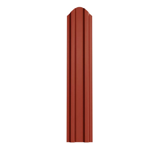 [P010573] Şipcă gard metalică, RAL 3011 roșu lucios-grund,1200x90x0,4 mm