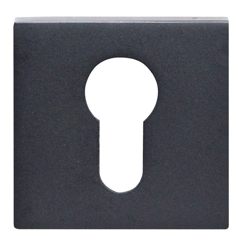 [P010640] Rozetă Rb Quattro (2 unități/set) mod. Q ET 01 negru mat soft