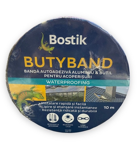 [P001227] Banda etansare, butyband 0,8 x 100 mm 10 ml Aluminiu