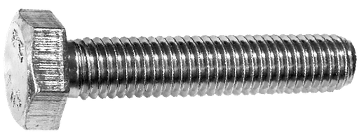 [P004360] Șurub metric cap hexagonal DIN 933-8.8 oțel zincat, M 6x90 mm