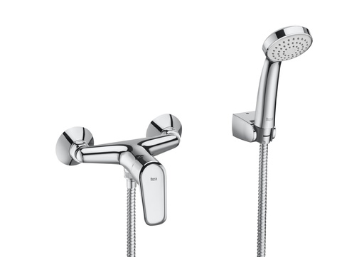 [P005506] Duș de perete cu duș de mână, furtun flexibil de 1.50 ml