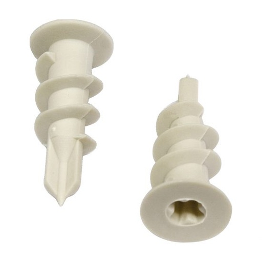 [P004833] Diblu PVC autoforant pentru gips carton, 6x23 mm, 10 buc