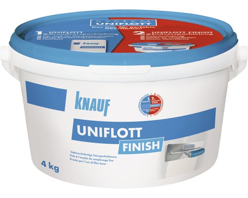 [P006461] Glet fin gata preparat Knauf Uniflott Finish pentru finisare, 4 kg