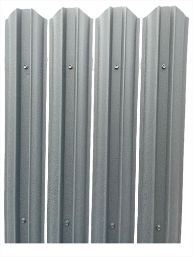 [P010411] Şipcă gard metalică, Royal Esthetic 90 mm, RAL 7016 antracit mat-mat, 1250x90x0.5 mm