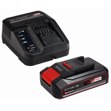 [P007353] Kit Einhell PXC Starter - Încărcător rapid și acumulator 18V 2.5Ah Li-Ion
