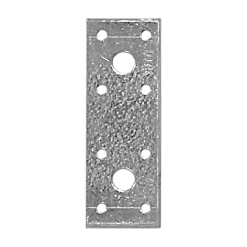 [P005082] Placă perforată plată din otel zincat pentru îmbinare constructii de lemn, 100x35x2.5 mm