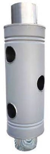 [P007444] Recuperator caldură tablă cu găuri, Ø 120 mm