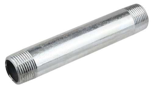 [P008986] Prelungire/ștuț țeavă zincată filetată fe-fe, 1 ¼"x240 mm