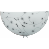 [ST_28605] Aplica Flower D1/2 Alb+Negru 60W