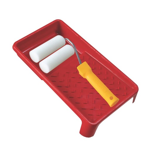 [P007312] Set trafalet cu rezervă și tavă, burete fin, tijă 6 mm, 35x50  mm