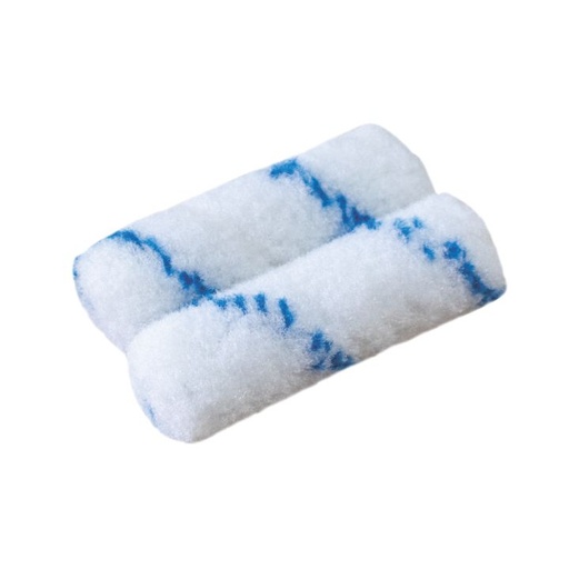 [P008248] Set 2 role nylon, rola 100 mm, fir 12 mm  Ø bază 15 mm