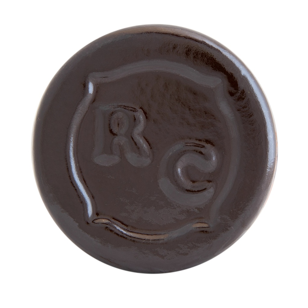 Capac wenge pentru sobă teracotă, Ø 125 mm