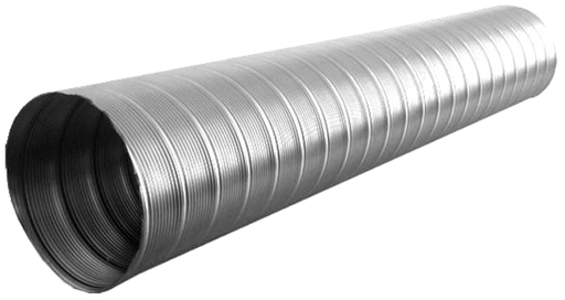 [P008145] Tub flexibil din inox simplu perete, Ø200 mm, 2 ml