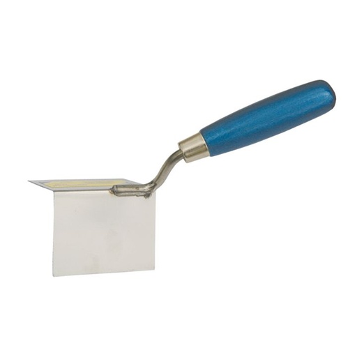 [P005586] Șpaclu pentru colț exterior din oțel inoxidabil, 110x75 mm
