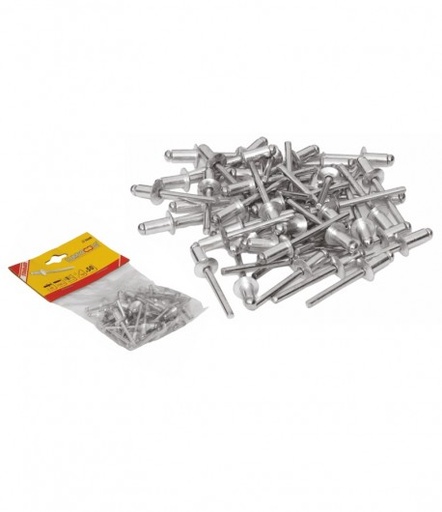 [P005487] Nituri pop aluminiu, 4x9.6 mm, 50 buc/set