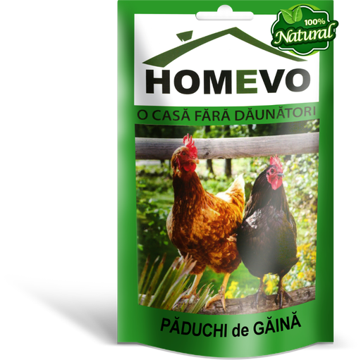 [P007896] Solutie paduchi de gaini tip pulbere HOMEVO BIO 50 grame