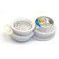 [P008677] Ramă aerisire din plastic alb, Ø 50 mm