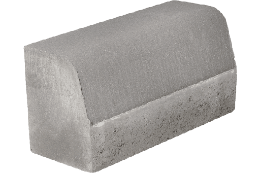 [P006651] Bordură teșită PETRA gri, 50x20x25 cm