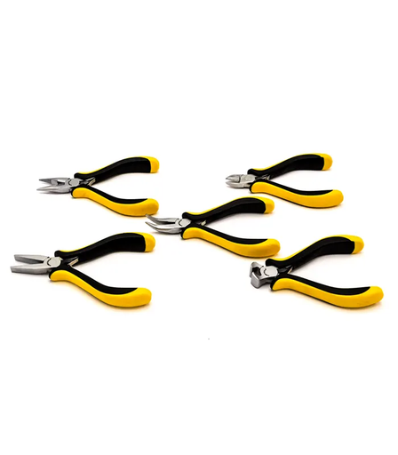 [P008251] Set 5 cleşti mecanică fină, 125 mm