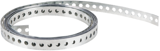 [P005157] Bandă perforată zincată pentru montaj, 16x0.90 mm, 3 ml