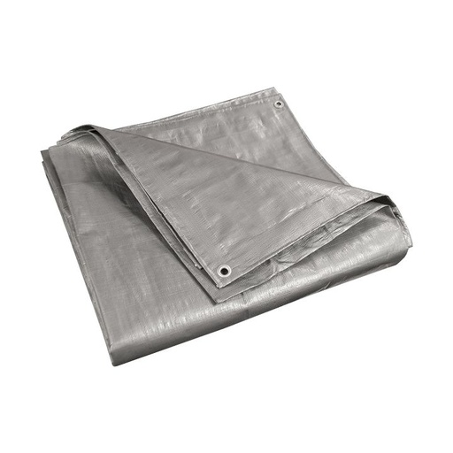 [P003732] Prelată din polipropilenă densitate 150 gr cu inele, 5x4 m