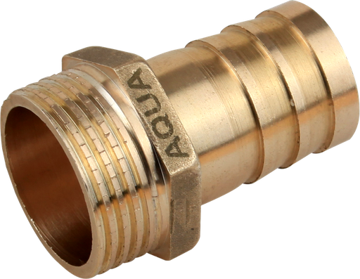 [P006109] Ștuț alamă portfurtun, fe 1/2”, D 10 mm