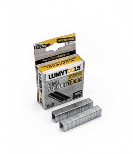 [P006978] Capse tapiţerie pentru capsator, înălțime 10x1.2 mm 1000 buc
