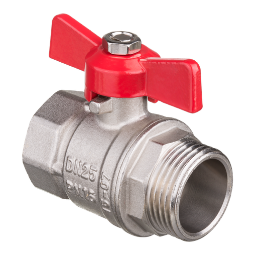 [P005748] Robinet trecere cu sferă și fluture, 1/2” fi-fe
