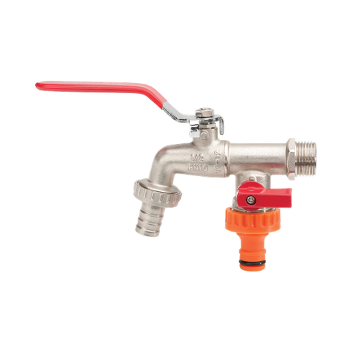 [P006547] Robinet dublu serviciu gradină, 1/2''