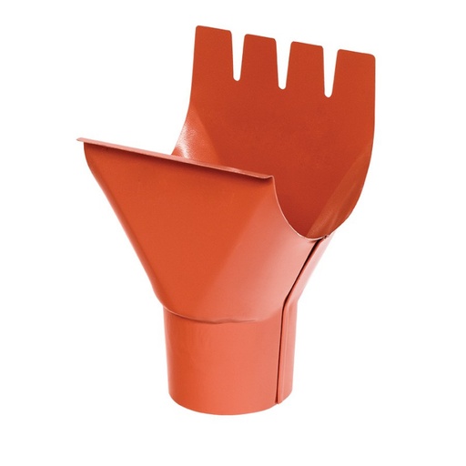 [P003389] Racord jgheab burlan RAL3011 roșu, D. 125/90 mm