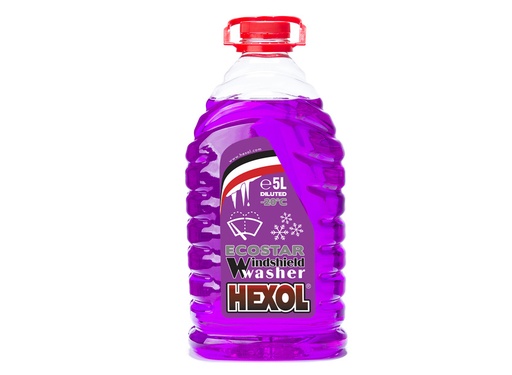 [P004566] Lichid iarnă parbriz Hexol Ecostar diluat -20°C, 5 l