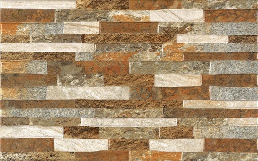 [P006148] Faianță structurată maro CARVING stil piatră, 40.2×25.2 cm, 1.52 mp 