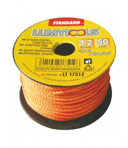 [P006320] Sfoară pentru construcţii tip bobină, grosime 0.8 mm, 30 ml